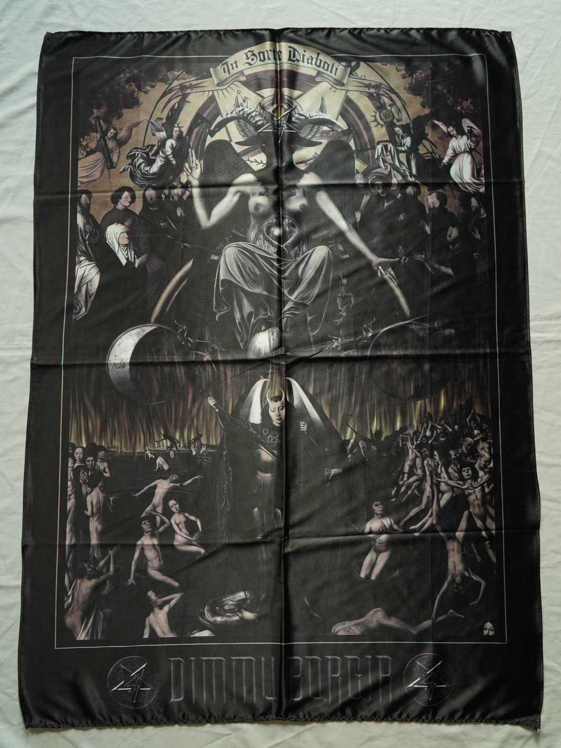 DIMMU BORGIR - In sorte diaboli FLAG cloth poster banner Death Black METAL Burzum