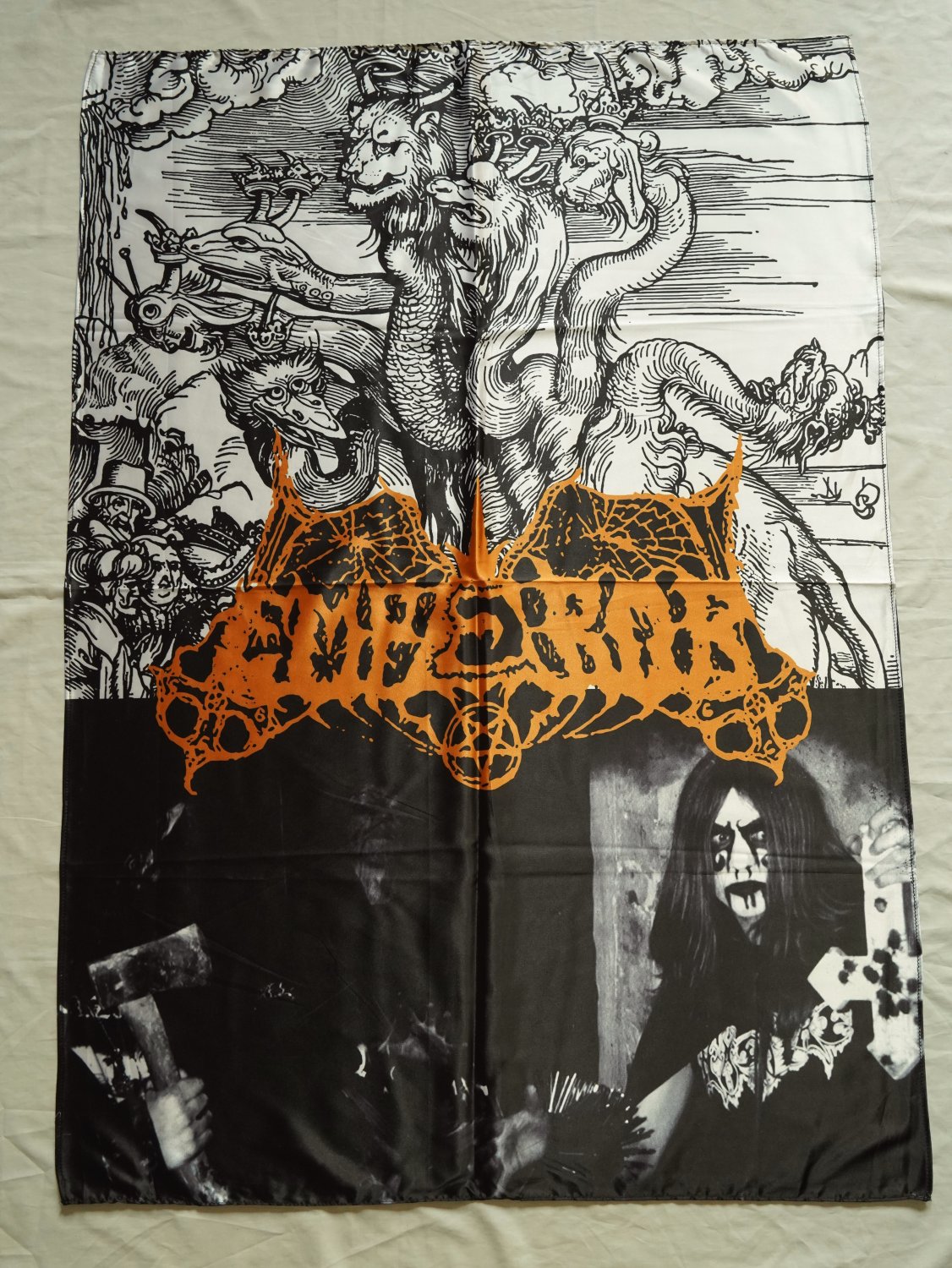 EMPEROR - Wrath of the tyrant FLAG cloth poster banner Black METAL Burzum