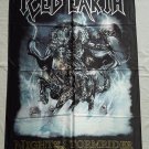 ICED EARTH - Night of the stormrider FLAG cloth POSTER Banner Heavy Thrash METAL