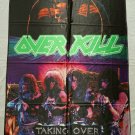 OVERKILL - Taking over tour FLAG cloth POSTER Banner Thrash Speed METAL Slayer