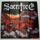 SACRIFICE - Torment in fire FLAG cloth poster banner Thrash Speed METAL
