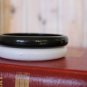 Black Bangle Bracelet White Bangle Bracelets Set of Vintage Plastic Stackable