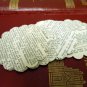 25 Handmade Scalloped Circles From Vintage Dictionary 1950 Scrap Booking Supply