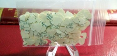 200 Pieces of Handmade Heart Confetti Punched Vintage Dictionary Scrapbooking