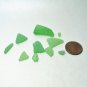 Lime Green Sea Glass from the shores of Long Beach California Beach Glass Supply