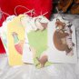 Woodland Creatures from the Disney Book Bambi - 15 Handmade Upcycled Gift Tags