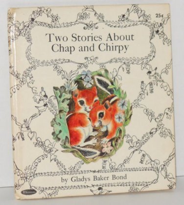 Whitman Book Chap and Chirpy Chipmunk 1965 - Squirrel Vintage Children's Book