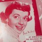 1955 Sheet Music Hard To Get Gisele MacKenzie - Piano - Pop Culture