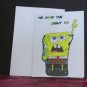 Handmade Children's Birthday Card Nickelodeon SpongeBob and Friends, Greeting Card
