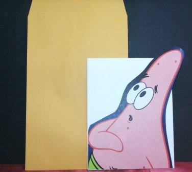 Handmade Children's Greeting Card Nickelodeon SpongeBob - Patrick