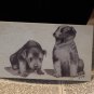 Puppy Dog by V Colby Jewelry Cards / Earring Cards / Place Cards/Small Gift Tags