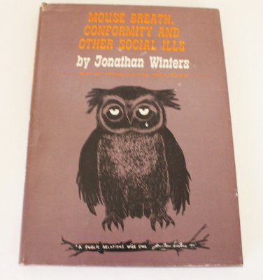 Mouse Breath, Conformity and Other Social Ills by Jonathan Winters Vintage Book