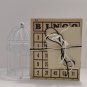 Set of 5 Vintage 1933 Parker Brothers Bingo Cards - Mixed Media - Art