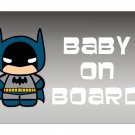 Batman Baby on Board, decal, vinyl, sticker, graphic