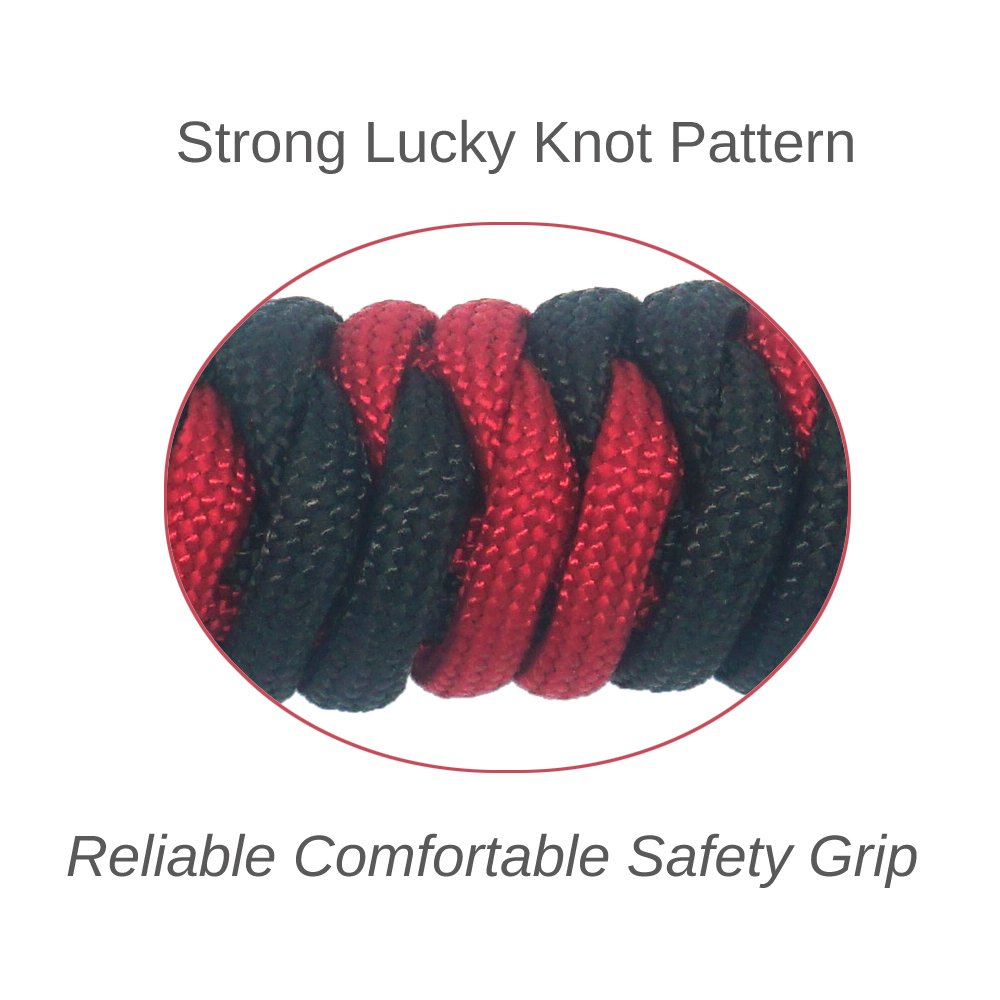 2x 10" Universal 550 Paracord Headrest Grab Handles f Jeep/SUV/Truck