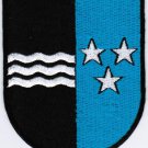 Canton of Aargau Argovia Coat of Arms Switzerland Swiss Confederation Patch 2.5x3