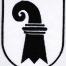 Canton of Basel-Stadt Coat of Arms Switzerland Swiss Confederation Iron On Patch 2.5x3