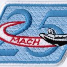 NASA Astronaut Mach 25 Speed Shuttle Flight Space Patch NEW