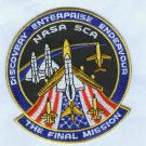 NASA SCA Discovery Enterprise Endeavour Final Mission Space Patch
