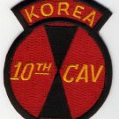 US ARMY KOREA 7TH DIVISION 10TH CAV EMBROIDERY Embroidered Patch