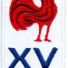 France National Rugby #Now Badge Iron On Embroidered Patch