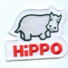 Hippo Golf Badge PGA Iron On Embroidered Patch