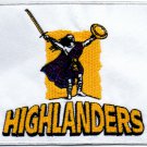 Highlanders New Zealand Rugby Union Badge Iron On Embroidered Patch