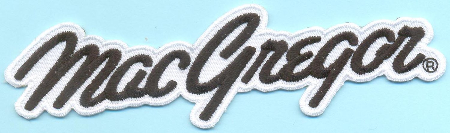 MacGregot #CS Golf Badge Iron On Embroidered Patch