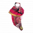 Red Women Felt Scarf Wool Winter