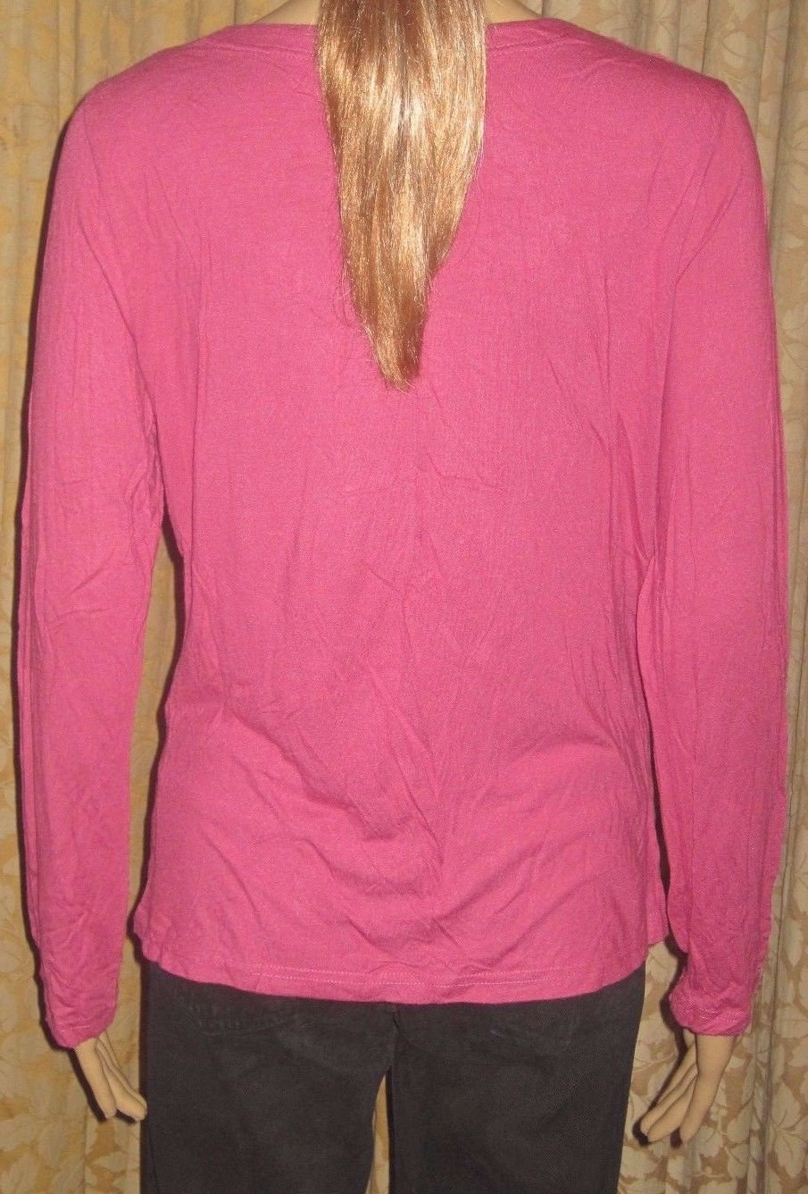 Coldwater Creek Size Small Rose Colored Long Sleeve Top