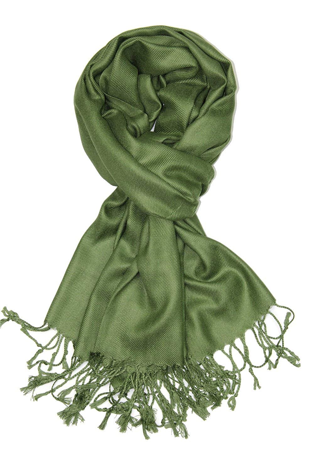 Оливковый шарф