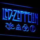 Led Zeppelin Rock n Roll Punk music club pub cafe 3D Decor LED Neon Sign On/Off