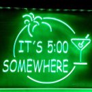 ITS 5:00 SOMEWHERE MARGARITA NEON Bar Light Sign bier Bar LED Neon Sign vintage