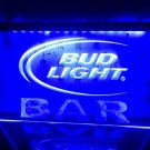 BAR Bud Beer 3D led neon Light Sign decor mancave display on/off hangout gift