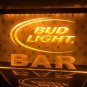 BAR Bud Beer 3D led neon Light Sign decor mancave display on/off hangout gift
