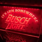 It's 5 pm Somewhere Busch Beer led neon Light Sign decor mancave display on/off