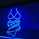 Coors Light Beer Bikini Bar beer Pub club LED Neon Light Sign home decor craft