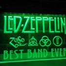 Best Band Ever Zeppelin 3D LED Neon Display Sign Light Bar Pub Club decor home