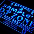 Name Personalized Custom DJ Zone Music Turntable Disco Bar Beer Neon Sign light