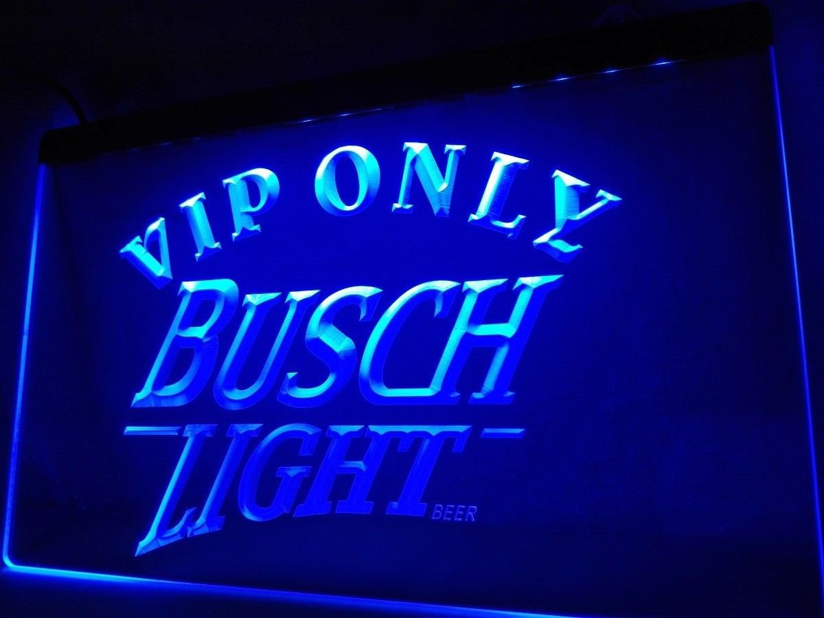 VIP Only Busch Beer LED Neon Light Sign home decor wall craftbar club man cave