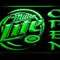 Miller Lite Beer OPEN Bar LED Neon light Sign On/Off display man cave garage bar
