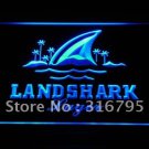 Landshark Larger Beer Bar Pub club 3D LED Neon light Sign On/Off decor man cave