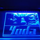 Yoda Star Wars Home Decor Fans club LED Neon Light Sign home decor wall on/off