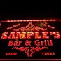 Name Personalized Custom Family Bar Grill Beer Home Gift Neon Sign gift decor