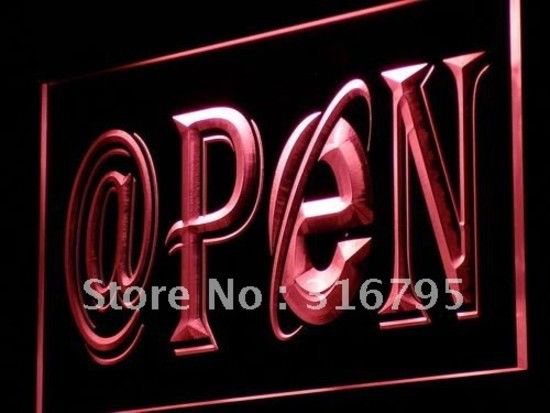 Internet OPEN Cafe Shop Bar beer 3D LED Neon Sign Light Bar Pub Club Display