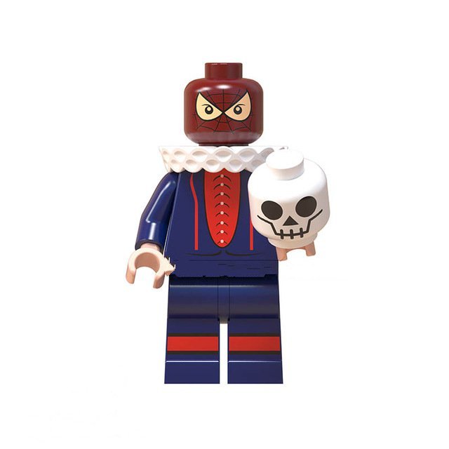 Spiderman Skull Super Hero Lego Minifigure Toy