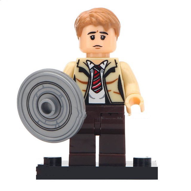 Steven Rogers Comic Version Super Hero Captain America Lego Minifigure Toy
