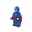 Captain America Classic Super Hero Lego Minifigure Toy