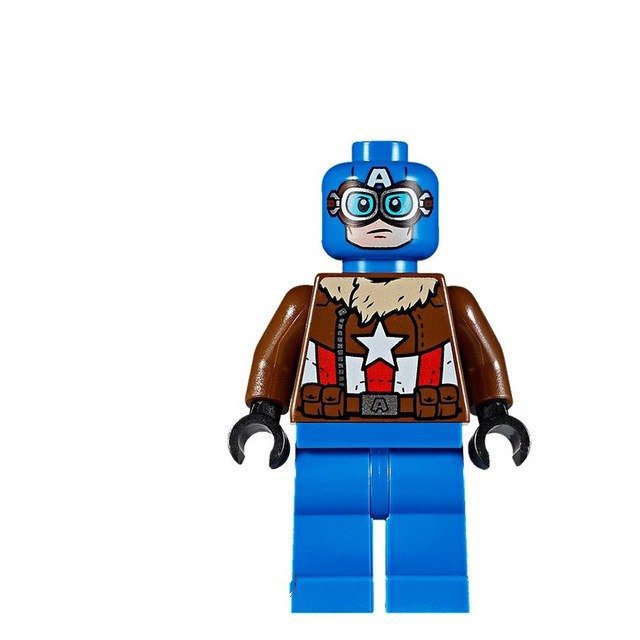 Captain America Comic Version Super Hero Lego Minifigure Toy