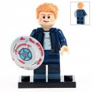 Captain America With Jacket Super Hero Lego Minifigure Toy